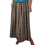 Одежда handmade. Livemaster - original item Long skirt with soft pleats on a soft elastic waistband. Handmade.