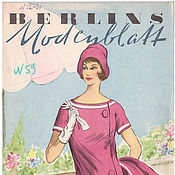 Винтаж ручной работы. Ярмарка Мастеров - ручная работа Revista de moda Berlins Modenblatt - 5 1961 (mayo). Handmade.