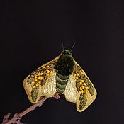 Украшения handmade. Livemaster - original item Brooch moth 