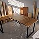 Угловой компьютерный стол с столешницей из массива дуба. Столы. WFN Furniture - Столы на заказ. Ярмарка Мастеров.  Фото №4
