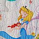 Одеяло детское "АЛИСА", одеяло для девочки. Пледы. NaturalBabySoft. Интернет-магазин Ярмарка Мастеров.  Фото №2