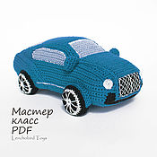Материалы для творчества handmade. Livemaster - original item Car amigurumi pattern. Crochet Bentley car. English, Dutch, French. Handmade.