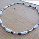 Order Men's choker made of 925 silver, shells and African glass beads. marusjy. Livemaster. . Chokers Фото №3