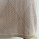 Заказать Джемпер/футболка оверсайз с ажурными ромбами, 100% меринос. FAVORITE KNITWEAR (Наталья). Ярмарка Мастеров. . Джемперы Фото №3