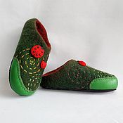 Обувь ручной работы handmade. Livemaster - original item Ladybug sneakers with leather trim.. Handmade.