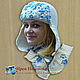 Kit 'Frosty tenderness'. Headwear Sets. Irennovikova. Online shopping on My Livemaster.  Фото №2
