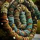 Spiralock, луплокс "Wood Snake". Украшения субкультур. Botanique Dreads and Wraps/Booka.Dreads. Ярмарка Мастеров.  Фото №4