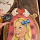 Заказать Брошь «Чеширский кот». Юлия Штраус (juliashtraus). Ярмарка Мастеров. . Брошь-булавка Фото №3