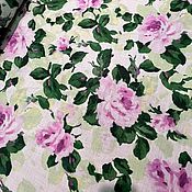 Материалы для творчества handmade. Livemaster - original item Fabrics:Cambric Cotton Roses. Handmade.