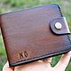 Personalized men's leather wallet №25, Wallets, Sizran,  Фото №1