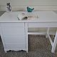 Order White Desk with Cabinet. Beautiful handcrafted furniture (7208327). Livemaster. . Tables Фото №3