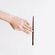 Wooden barrette-hairpin made of mahogany (mahogany) H21. Hairpins. ART OF SIBERIA. My Livemaster. Фото №4