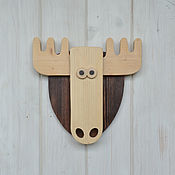 Для дома и интерьера handmade. Livemaster - original item Decorative hanger decoration Moose in the nursery. Handmade.