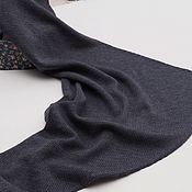 Аксессуары handmade. Livemaster - original item scarves: Knitted kerchief made of merino gray scarf for women warm. Handmade.