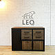 Кухонная мебель в стиле лофт LF-649. Кухонная мебель. Leo-loft. Интернет-магазин Ярмарка Мастеров.  Фото №2