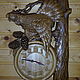 Часы "Глухарь на ветке с шишками". Часы классические. Поляков и Ко. Изделия из дерева.. Ярмарка Мастеров.  Фото №5