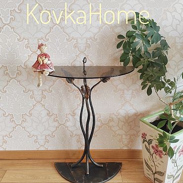 Мебель ручной работы. Ярмарка Мастеров - ручная работа Кованая консоль "Мона". Handmade.