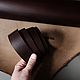 Horween Chromexcel Burgundy  Ременные заготовки. Кожа. ArtHouseMaterials все для кожевников. Ярмарка Мастеров.  Фото №5