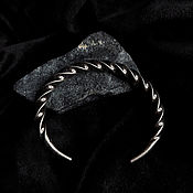 Украшения handmade. Livemaster - original item Twisted Stainless Steel Bracelet (unisex, one size). Handmade.