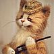 A GOOD HUNTING cat Knitted. Stuffed Toys. Knitted toys Olga Bessogonova. My Livemaster. Фото №6