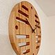 Часы деревянные Line. Часы классические. WOOD BEND. Интернет-магазин Ярмарка Мастеров.  Фото №2