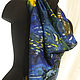 Scarf silk "Southern night". Scarf silk batik. Scarves. Pictures and silk. My Livemaster. Фото №5
