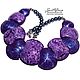 Necklace Amazing Purple (128) Designer Jewelry. Necklace. Svetlana Parenkova (parenkova). Online shopping on My Livemaster.  Фото №2