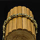 Золотой браслет «Да воскреснет Бог...». Браслет из бусин. Творческая мастерская 'Кустодия'. Интернет-магазин Ярмарка Мастеров.  Фото №2