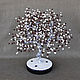 Árbol de perlas y granate. Trees. Island needlework. Ярмарка Мастеров.  Фото №4