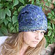 Textured beanie hats, Caps, Gorodok,  Фото №1