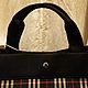 Винтаж: Сумка Burberry Nova Check из нейлона и кожи. Сделано в Италии. Сумки винтажные. Chic bags. Интернет-магазин Ярмарка Мастеров.  Фото №2