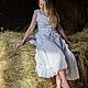  Белое летнее платье в стиле Бохо Elle. Платья. ShowRoom Malika (elvira-gadjiyeva). Интернет-магазин Ярмарка Мастеров.  Фото №2