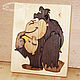 Gifts for kids. Puzzles from the tree `the Monkey`. Wooden toys from Grandpa Andrewski.
