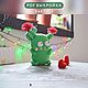 Выкройка игрушки из флиса — кактус с колючками PDF МК, Выкройки, Иркутск,  Фото №1
