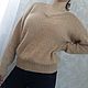 Пуловер из альпаки. Пуловеры. Gold Line Textile. Интернет-магазин Ярмарка Мастеров.  Фото №2