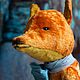 Artist teddy Fox Autumn OOAK created with orange vintage plusch. Teddy Toys. Tatyana Kosova (tatyanakosova). My Livemaster. Фото №4