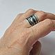 Кольцо из серебра "Черный шёлк 4". Кольца. Newstylejewelry. Ярмарка Мастеров.  Фото №6