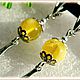Earrings 'Russian spring' amber Melchior. Earrings. Frollena II. Natural Baltic amber. My Livemaster. Фото №5