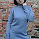 Dress knitted from Merino wool Italy. Dresses. Оксана Акимова Вязание на заказ. Online shopping on My Livemaster.  Фото №2