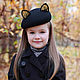 Заказать Беретик "Petit chaton d'automne"(Осенний котёнок). Наталья Прокофьева. Ярмарка Мастеров. . Шляпы Фото №3
