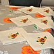 Set of tablecloth and napkins with embroidery 'Poppy'. Tablecloths. Olga Lado. My Livemaster. Фото №4