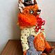 Люсик и гусик. Тедди Зверята. Russian bear. Ярмарка Мастеров.  Фото №4