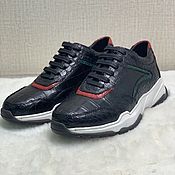 Обувь ручной работы handmade. Livemaster - original item Sneakers made of genuine crocodile leather, light and comfortable model.. Handmade.