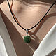 Natural jade Pendant (Buryatia). Pendant. kvk1. My Livemaster. Фото №4