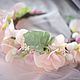 Венок "Нежная гортензия" для девочки. Венок на выпускной. Диадемы. FlowerСrownkras. Ярмарка Мастеров.  Фото №4