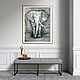 Elephant painting African motifs Interior painting Gift to a man. Pictures. Lana Zaitceva. My Livemaster. Фото №4