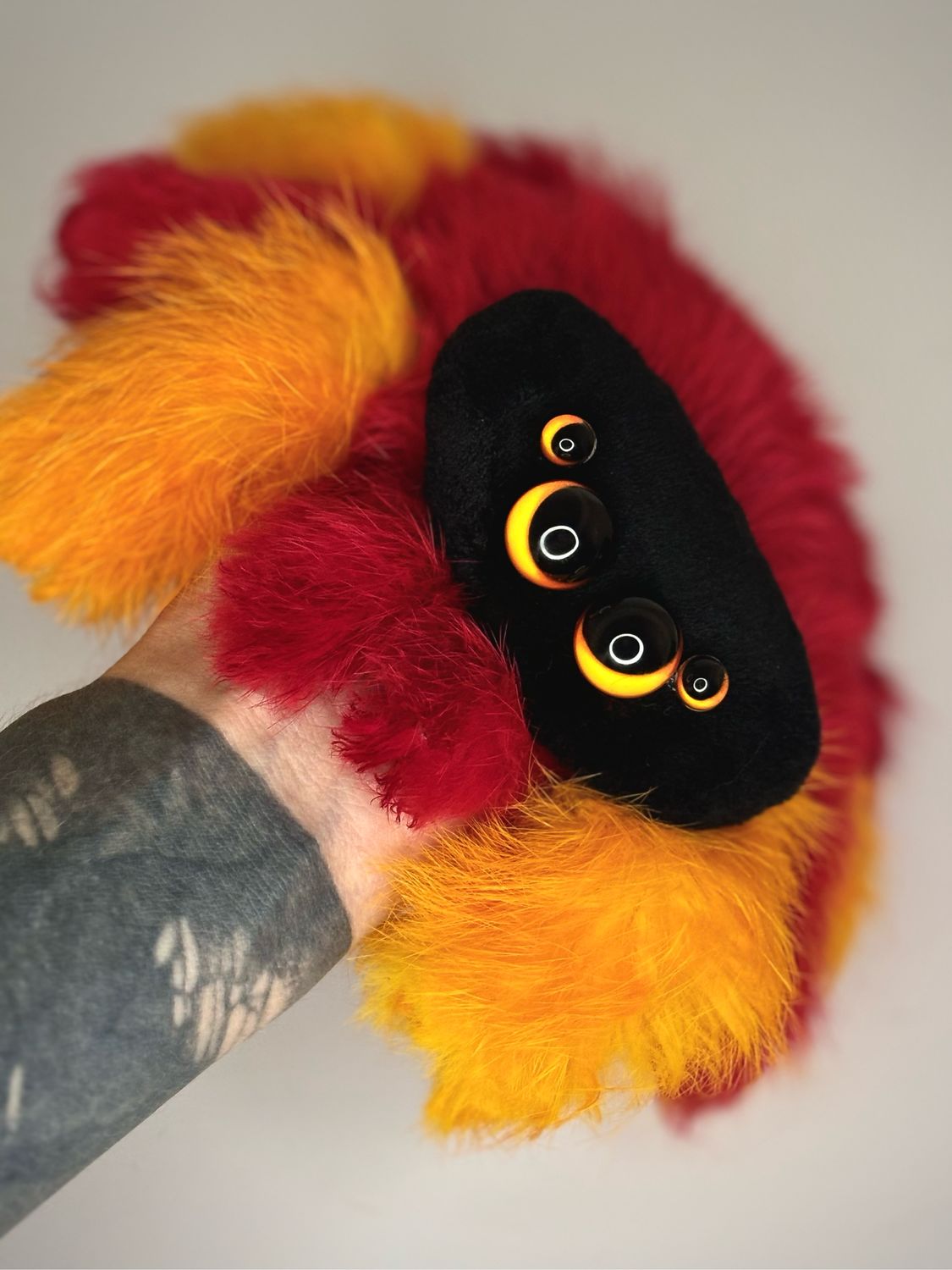 Меховой паук из натурального меха кролика в интернет-магазине Ярмарка ...