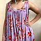Dress sundress sleeveless floor length Maxi Lavender and Flamingo. Dresses. PolMary. My Livemaster. Фото №6
