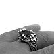 Кольцо из серебра Stone Fler TJBR39-06. Кольца. Blacksilver. Ярмарка Мастеров.  Фото №6