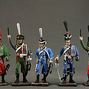 Куклы и игрушки handmade. Livemaster - original item Set of soldiers 54 mm. The Napoleonic wars. Hussars. Handmade.